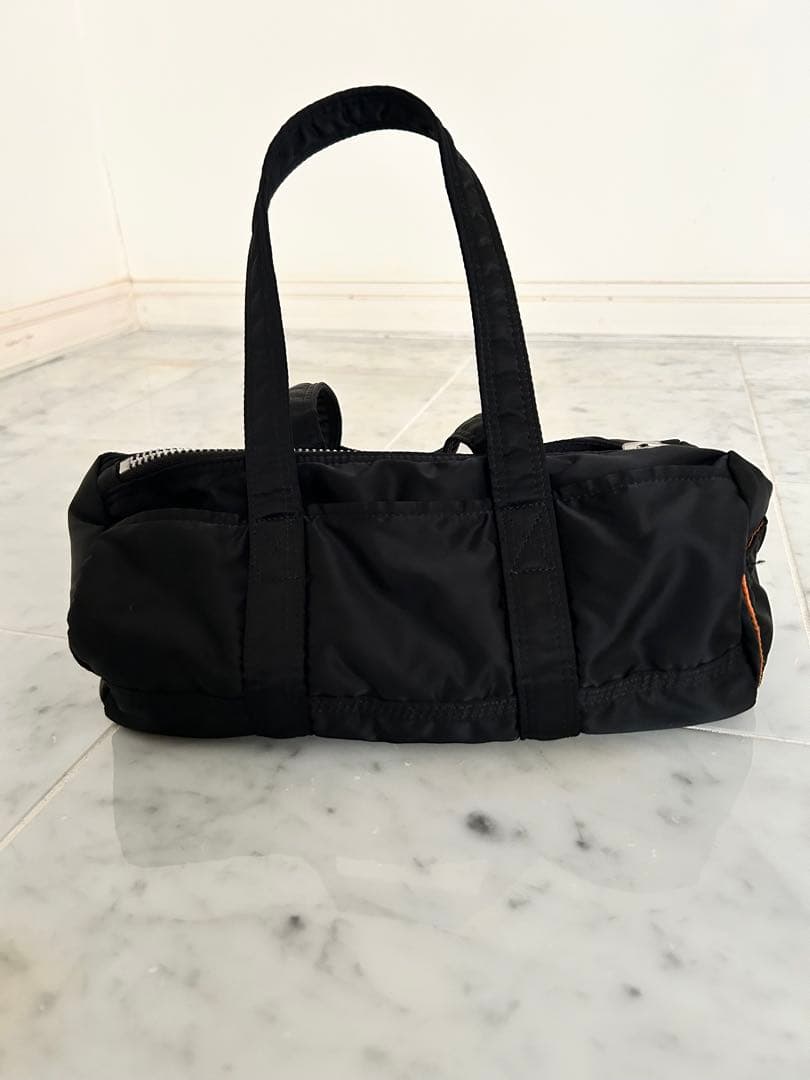 PORTER タンカー ブラック ナイロン Sミニドラム バッグ