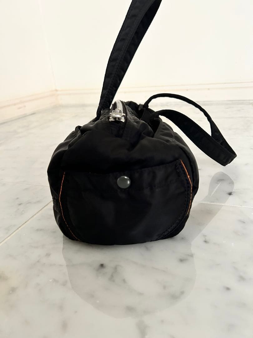 PORTER タンカー ブラック ナイロン Sミニドラム バッグ