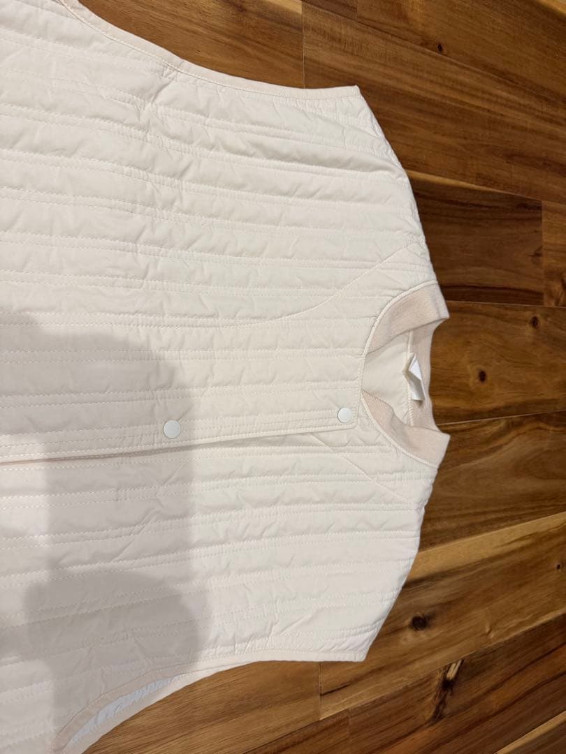 yuni タイプライター エボダウンベスト　ベスト　きなり