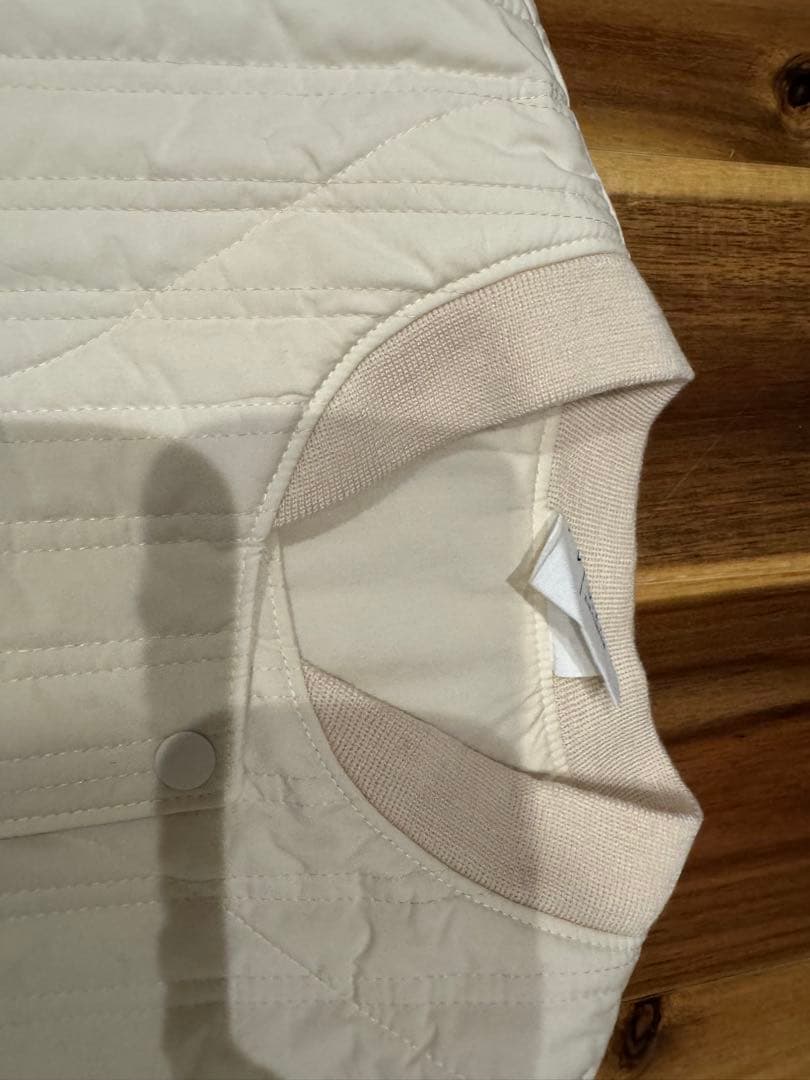 yuni タイプライター エボダウンベスト　ベスト　きなり