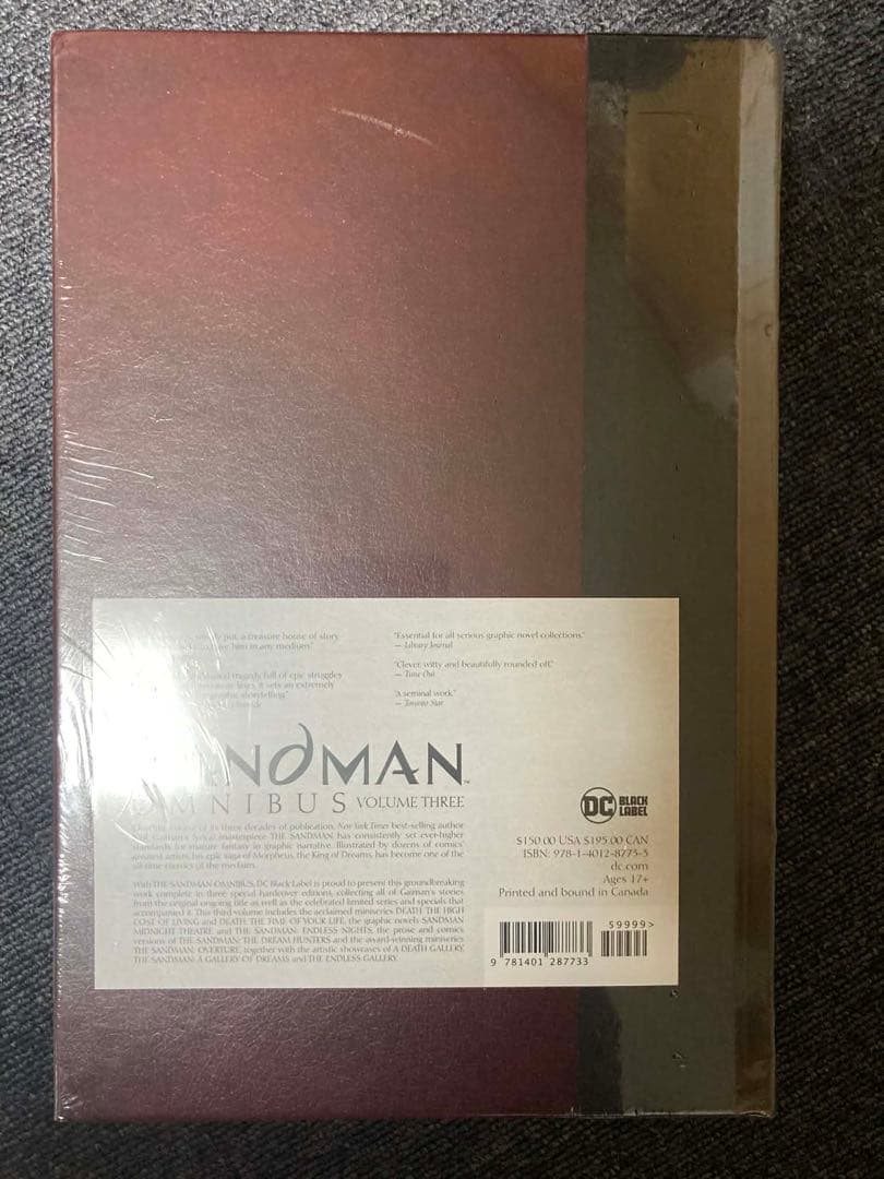 The Sandman サンドマン オムニバス 第3巻