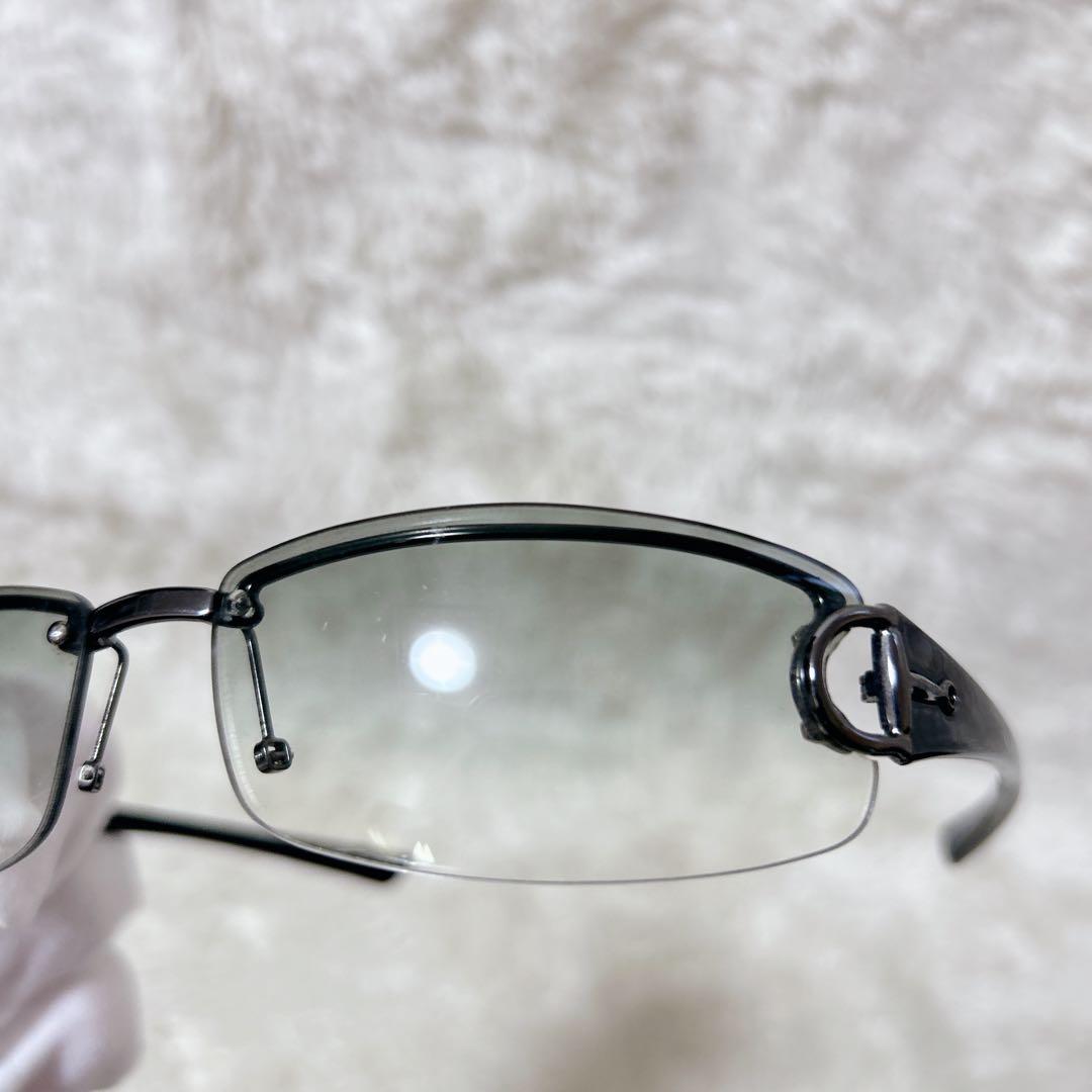 GUCCI グッチ サングラス カラーレンズ ブラック　ホースビット