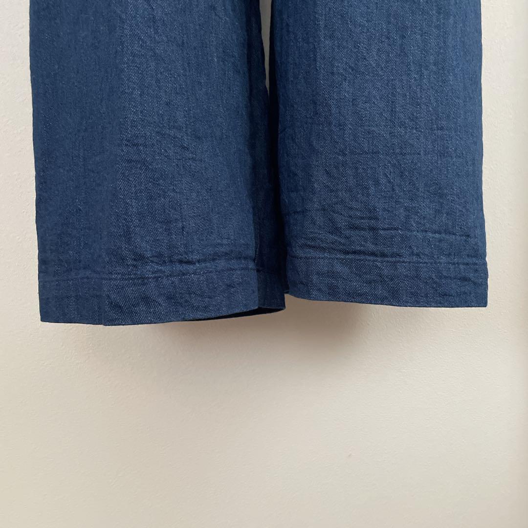 岡村裁縫店専用様♡ハイライズ　ブレーストラウザーズ サロペット　インディゴ