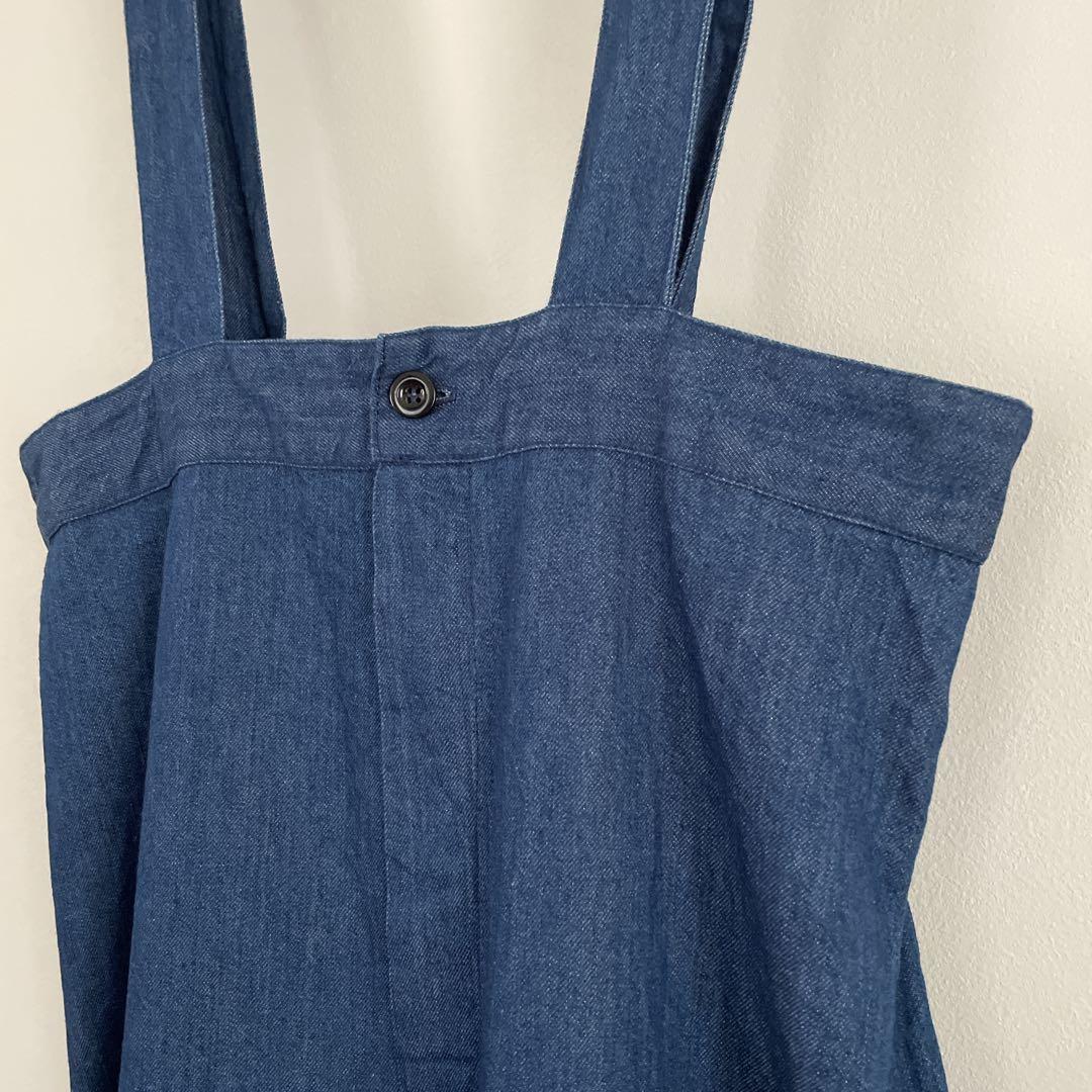 岡村裁縫店専用様♡ハイライズ　ブレーストラウザーズ サロペット　インディゴ