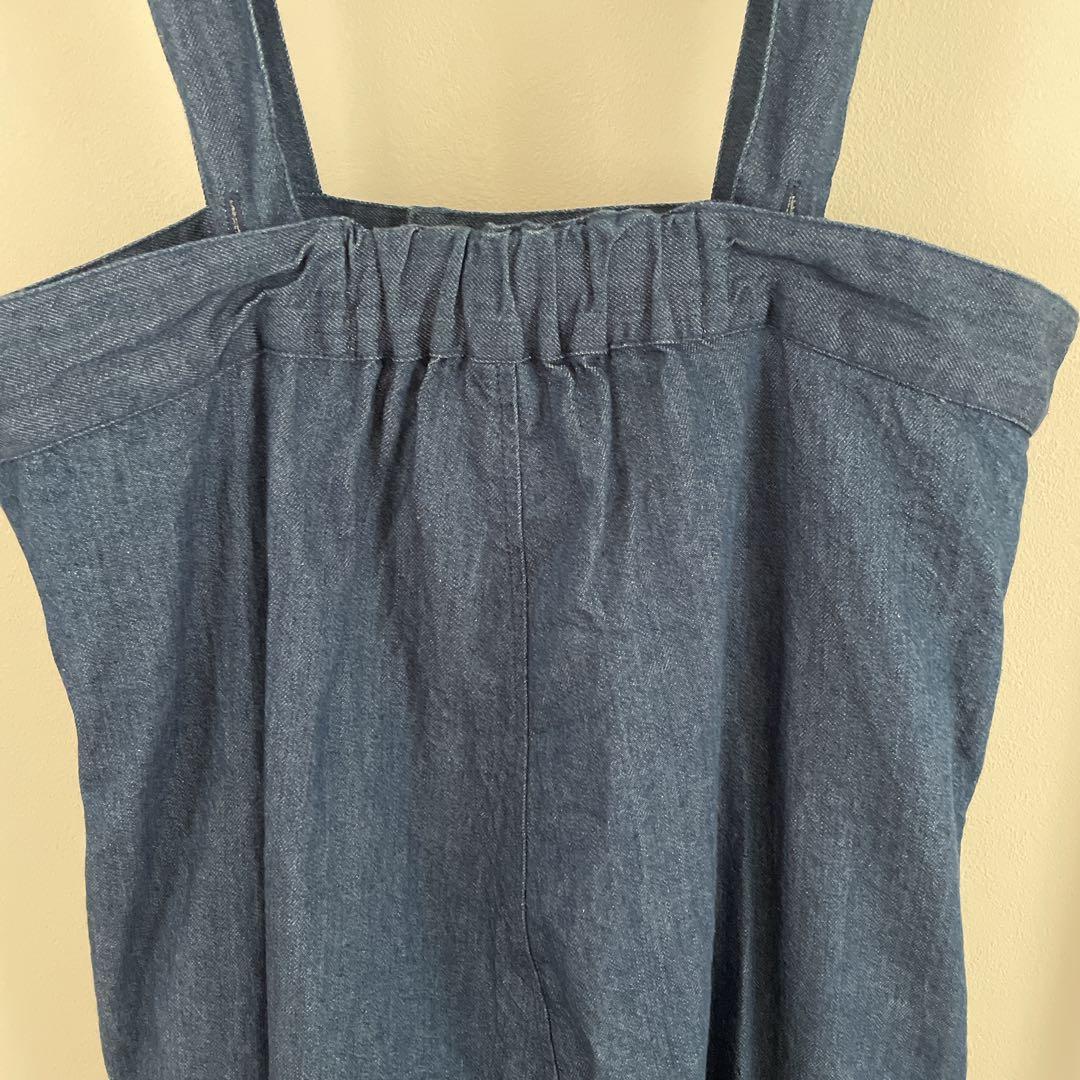 岡村裁縫店専用様♡ハイライズ　ブレーストラウザーズ サロペット　インディゴ