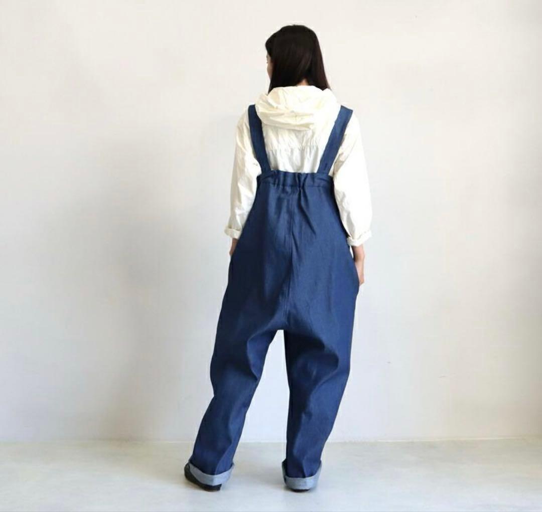 岡村裁縫店専用様♡ハイライズ　ブレーストラウザーズ サロペット　インディゴ