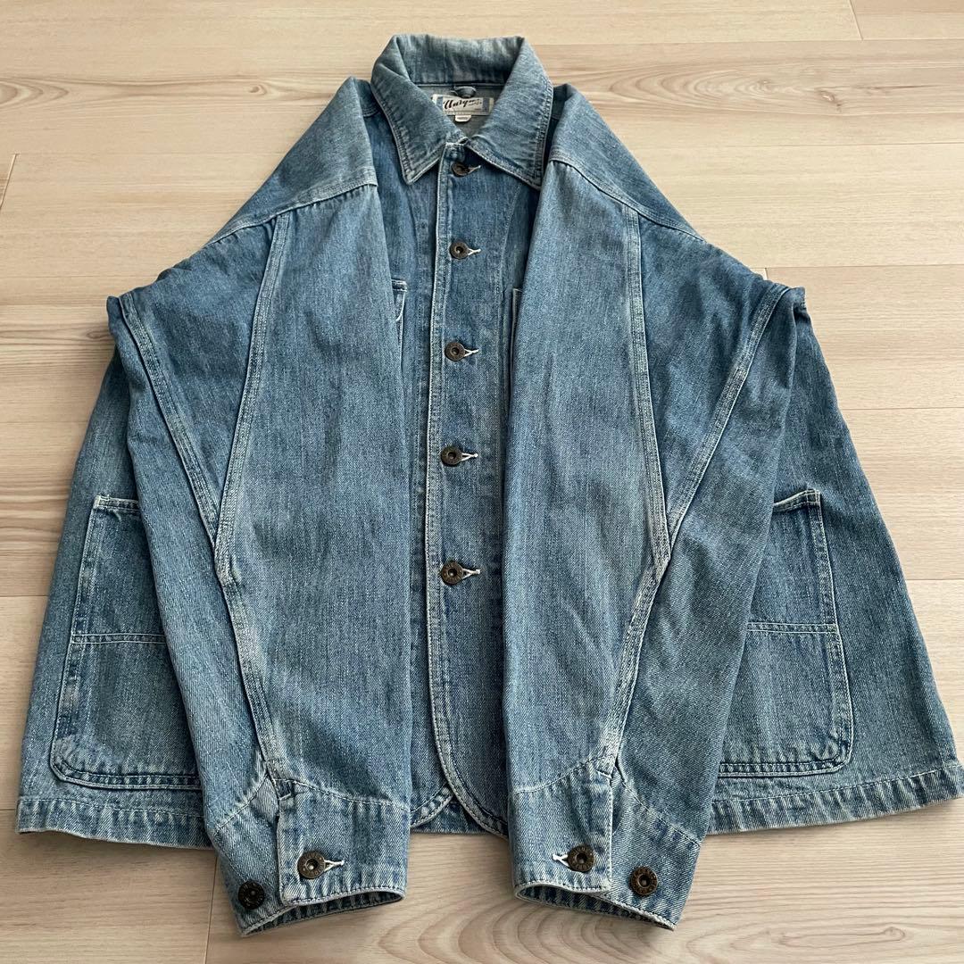 希少◆80s 最初期 OLD UNIQLO ユニクロ デニム カバーオール M