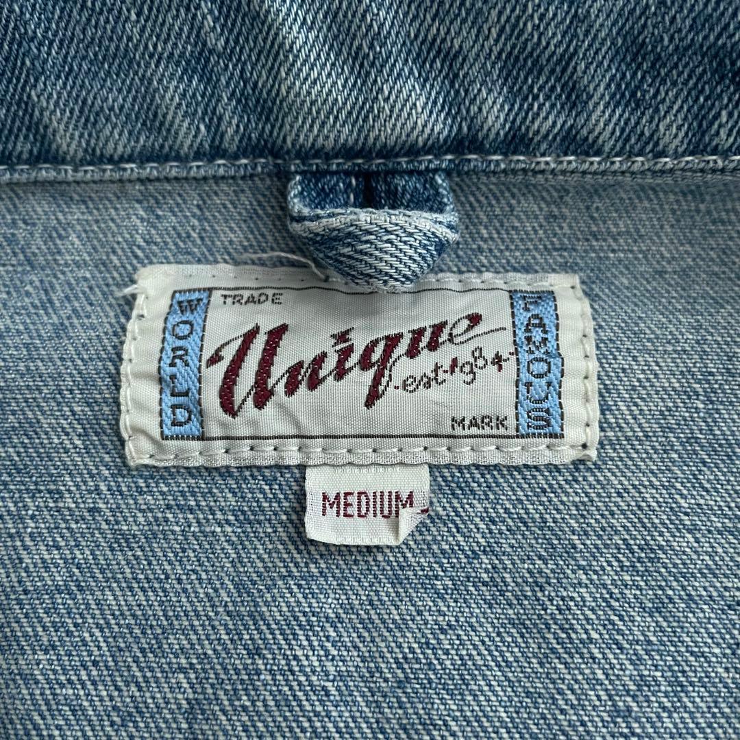 希少◆80s 最初期 OLD UNIQLO ユニクロ デニム カバーオール M