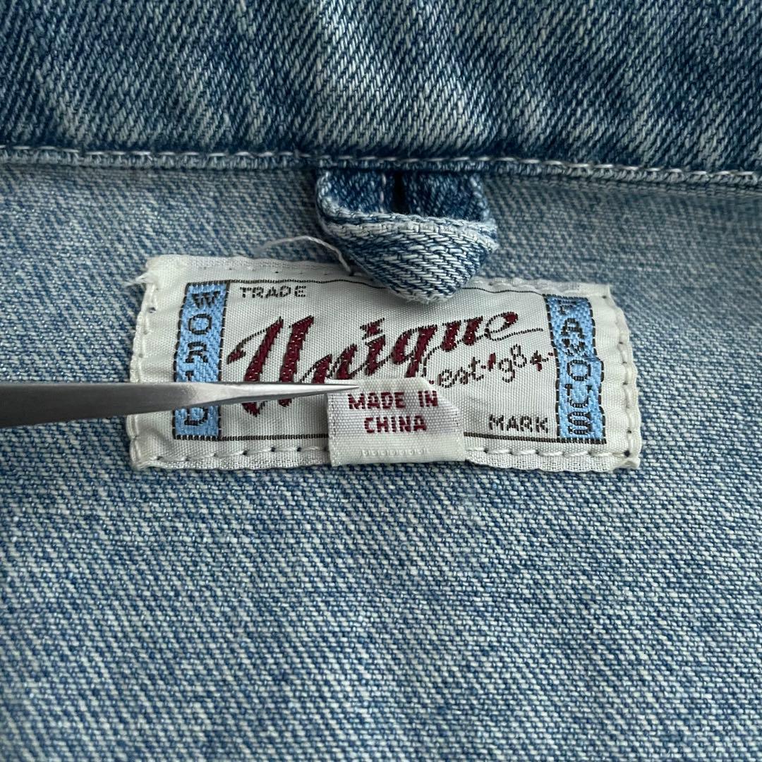 希少◆80s 最初期 OLD UNIQLO ユニクロ デニム カバーオール M