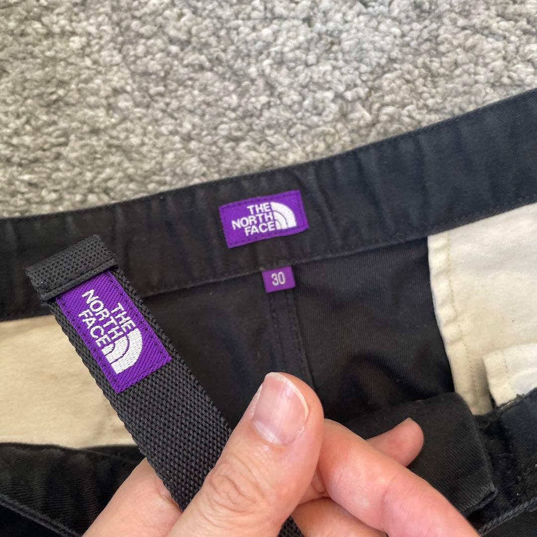 パープルレーベル　クールマックスチノワイドテーパードパンツ