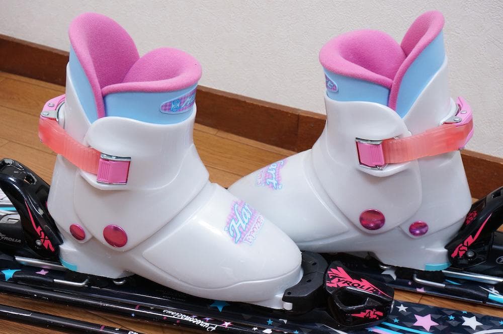 メンテ済 110cm 靴21cm PURE CONSCIOUS スキーセット