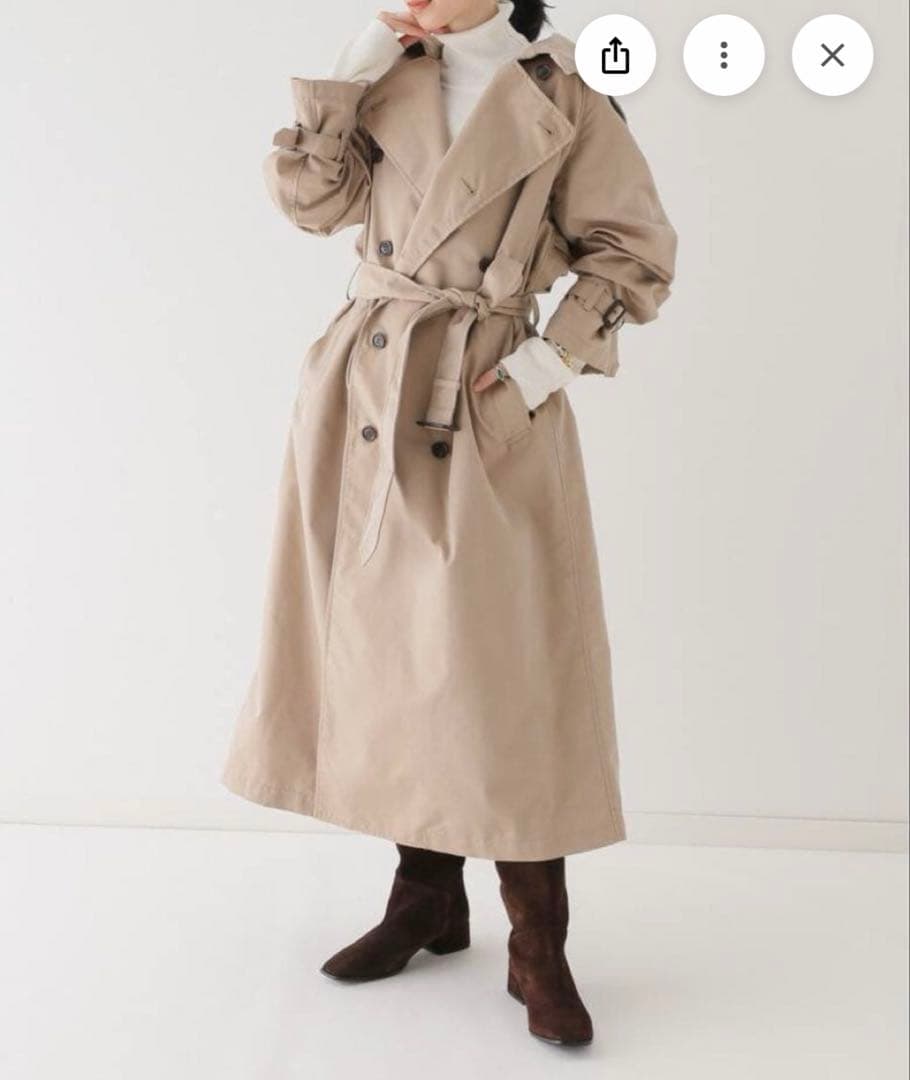 美品セイヒンカコウトレンチコート