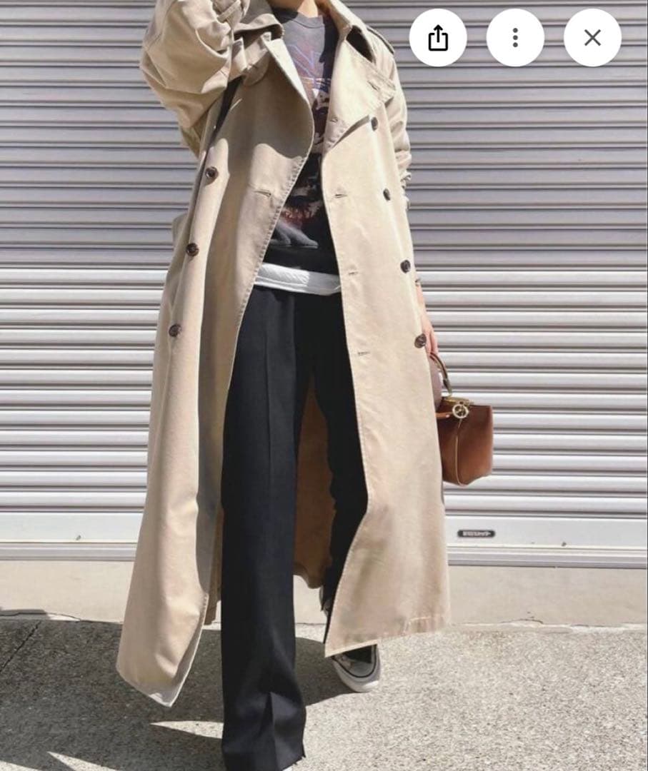 美品セイヒンカコウトレンチコート