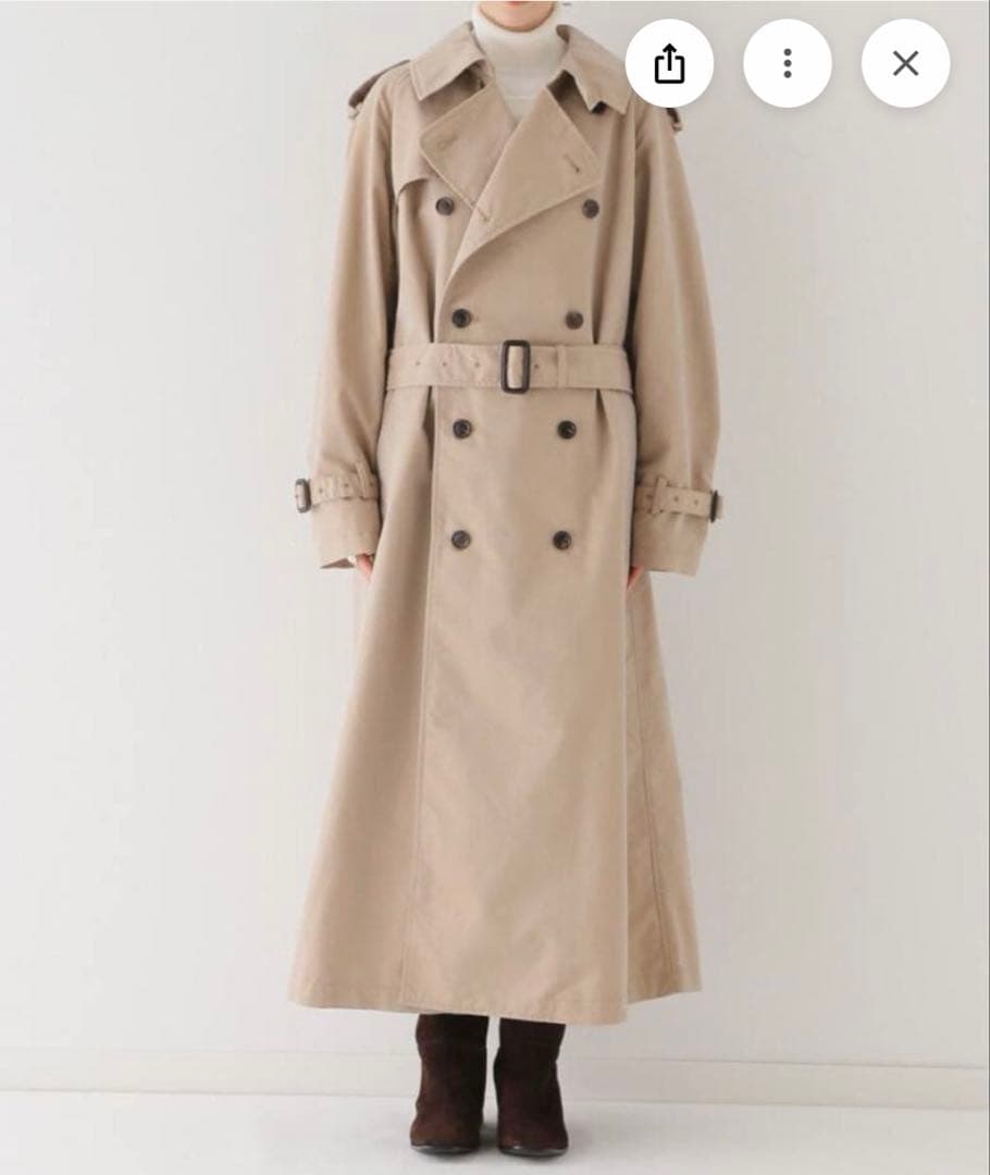 美品セイヒンカコウトレンチコート