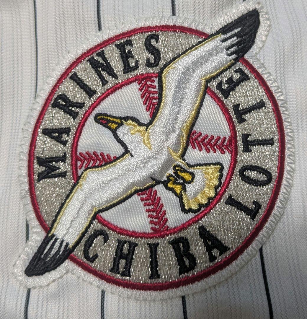 千葉ロッテマリーンズ　吉井理人　レプリカユニホーム　Mサイズ　刺繍仕様　ホーム用