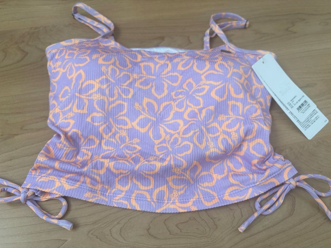 【新品タグ付】Roxyロキシー ビキニ 上下セットトロピカルフラワー柄