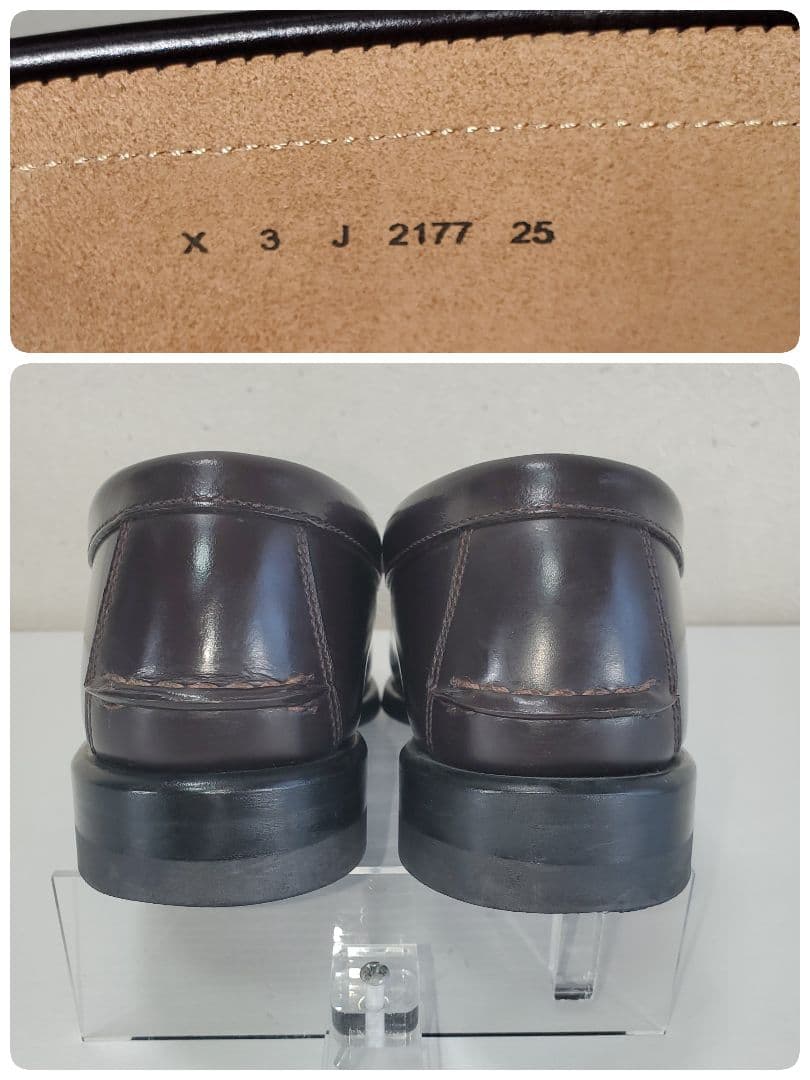 REGAL リーガル 2177 本革レザー ローファー ビジネスシューズ25EE