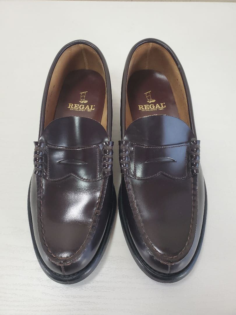 REGAL リーガル 2177 本革レザー ローファー ビジネスシューズ25EE