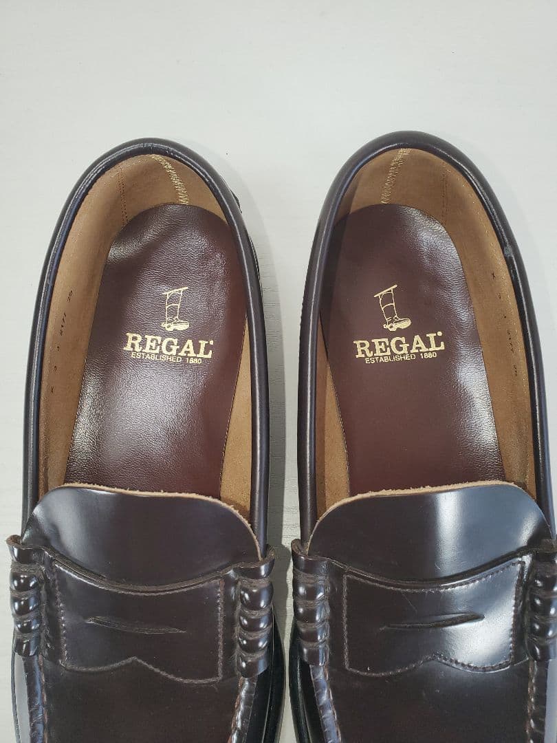 REGAL リーガル 2177 本革レザー ローファー ビジネスシューズ25EE