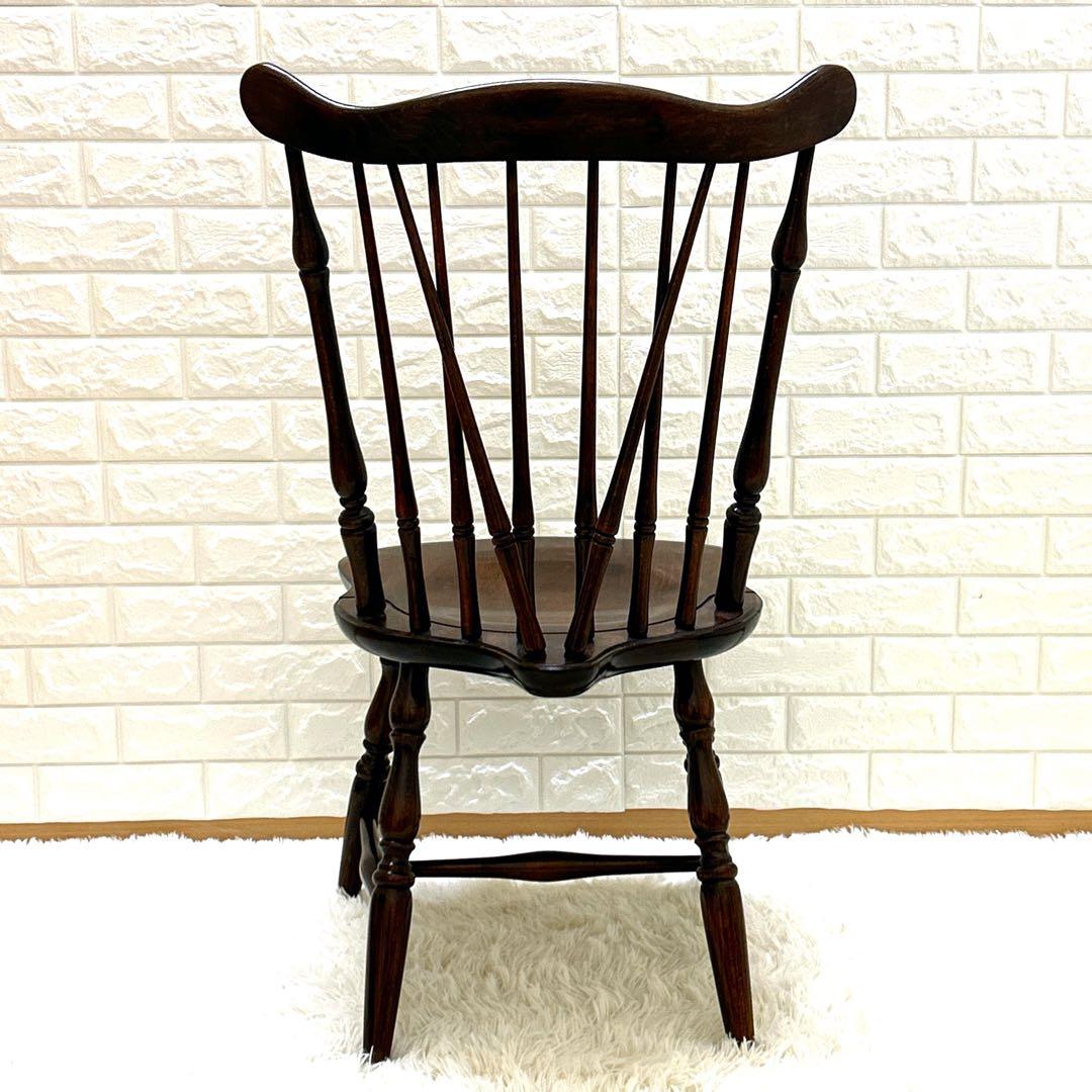 【極美品】飛騨産業　キツツキマーク　ブレースバックチェア