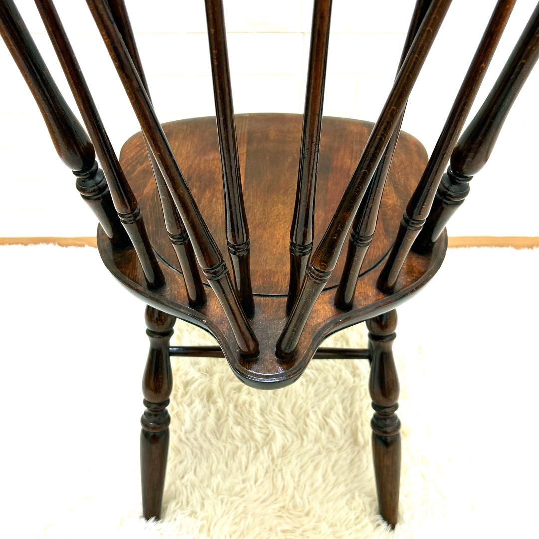 【極美品】飛騨産業　キツツキマーク　ブレースバックチェア