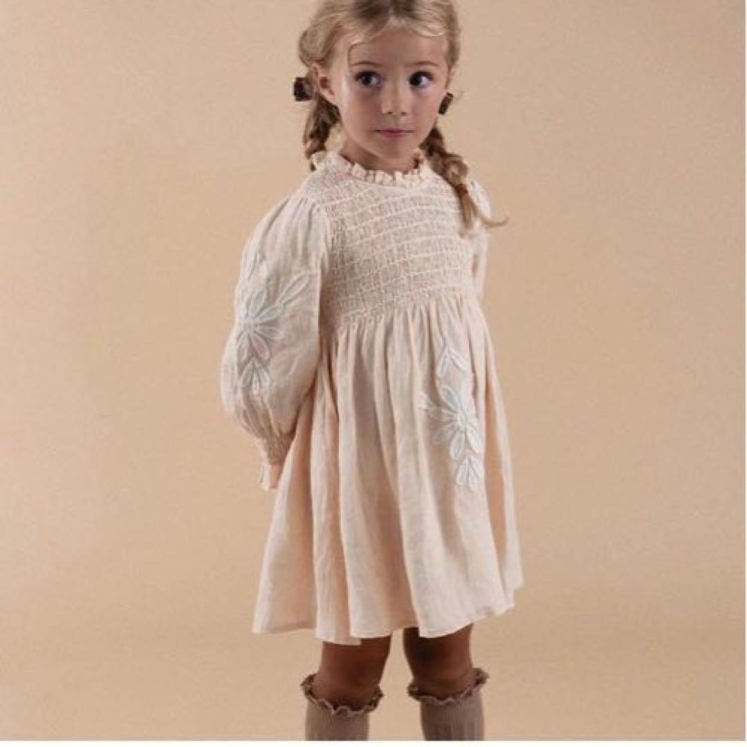 【新品】apolina ワンピース　Mia dress 3-5Y