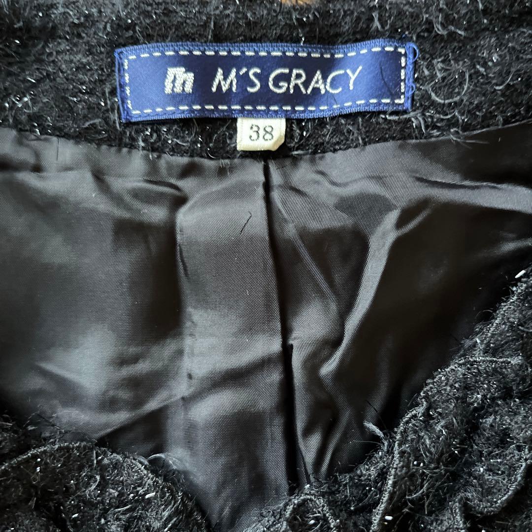 期間限定新品未使用⭐︎M'S GRACY ブラックスーツ　38⭐︎