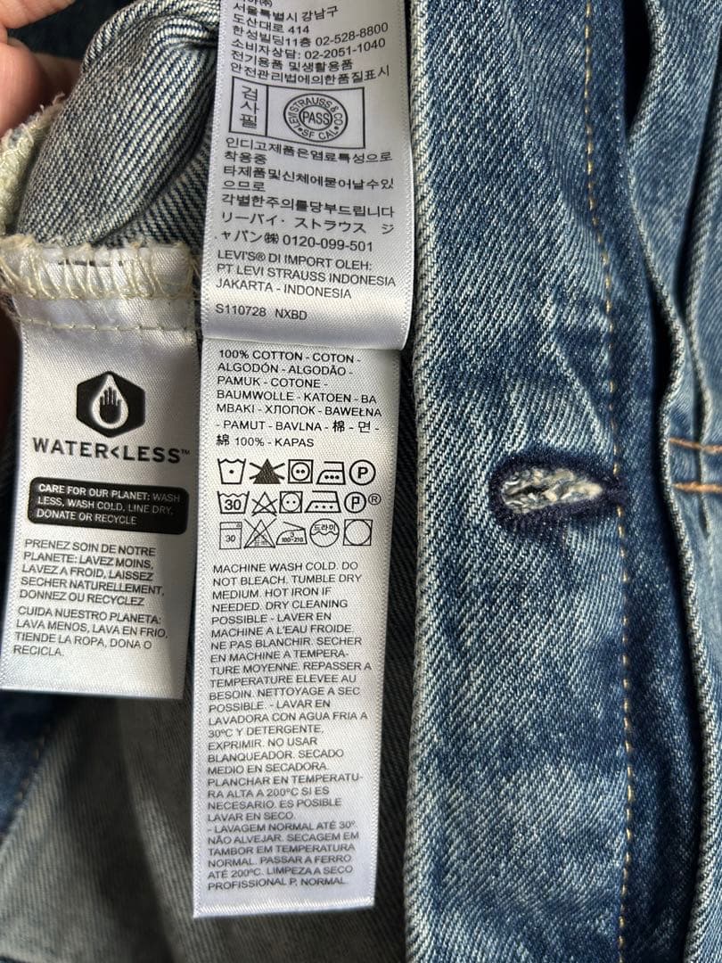 ね*こ様 リーバイス 2nd トラッカージャケット RELAXED M 実寸L相