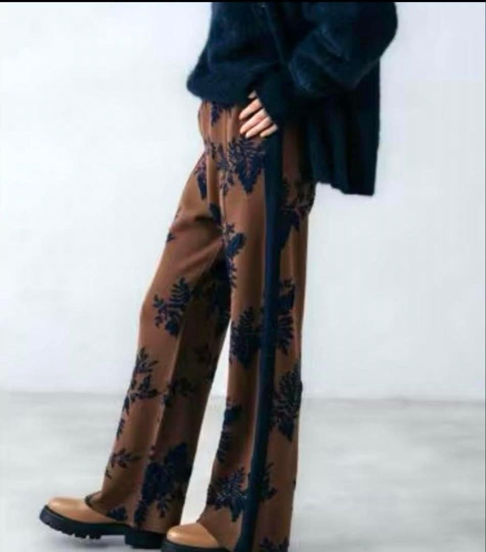 美品 トライト ジャーナルスタンダード フラワージャガードパンツ