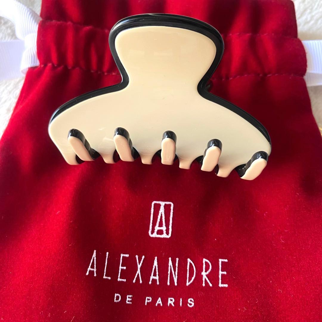 アレクサンドルドゥパリ　バレッタ　ヘアクリップ　新品未使用　ベージュカチューシャ