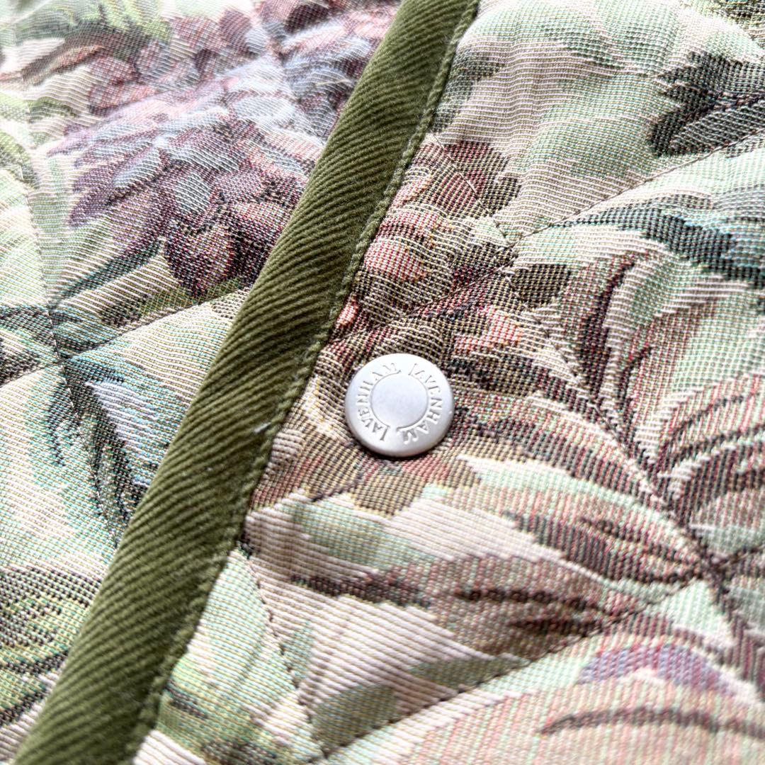 【極美品】　ラベンハム　ジャガード　ベスト　キルティング　英製　大きいサイズ