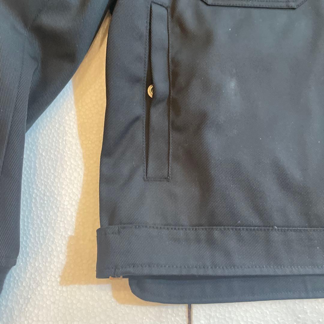 【美品】DIESEL ノーカラーブラックジャケット