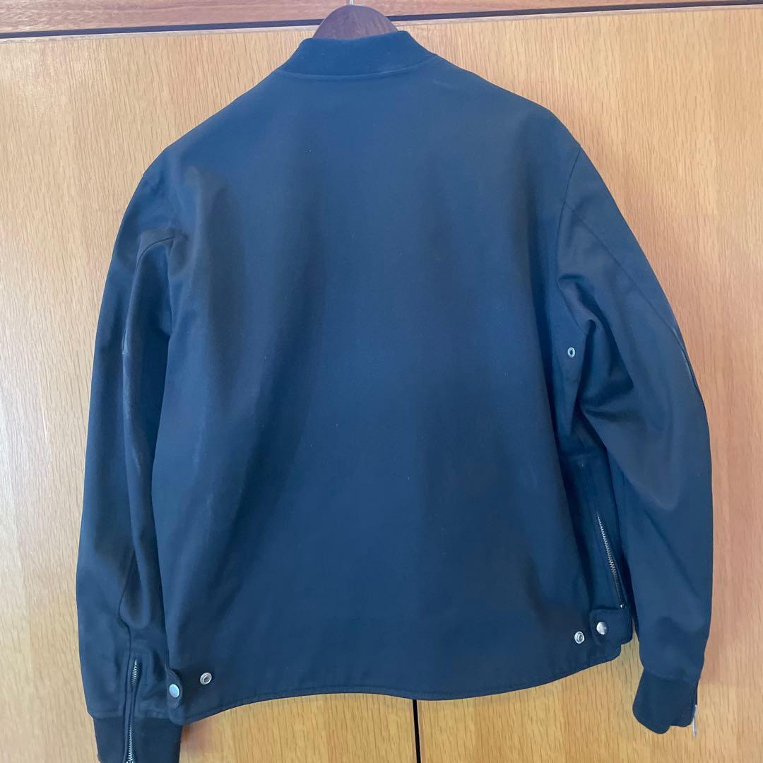 【美品】DIESEL ノーカラーブラックジャケット