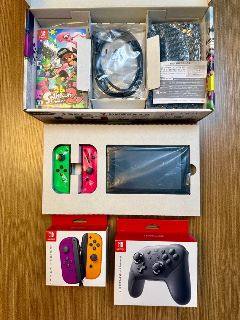 Nintendo Switch スプラトゥーン2セットProコンJoy-Con付