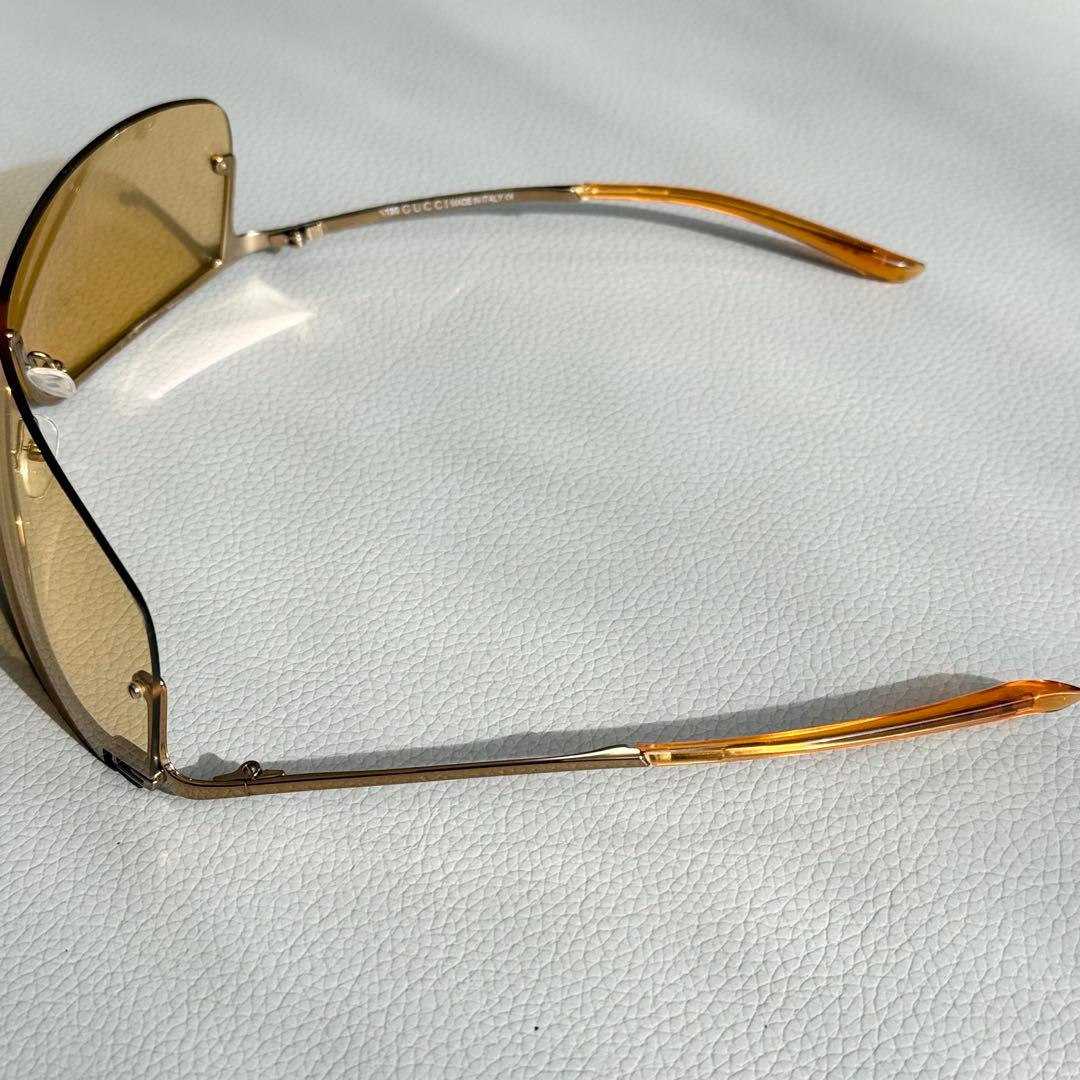 GUCCI シールド サングラス 一眼レンズ Y2K 廃盤 高見沢俊彦 着用