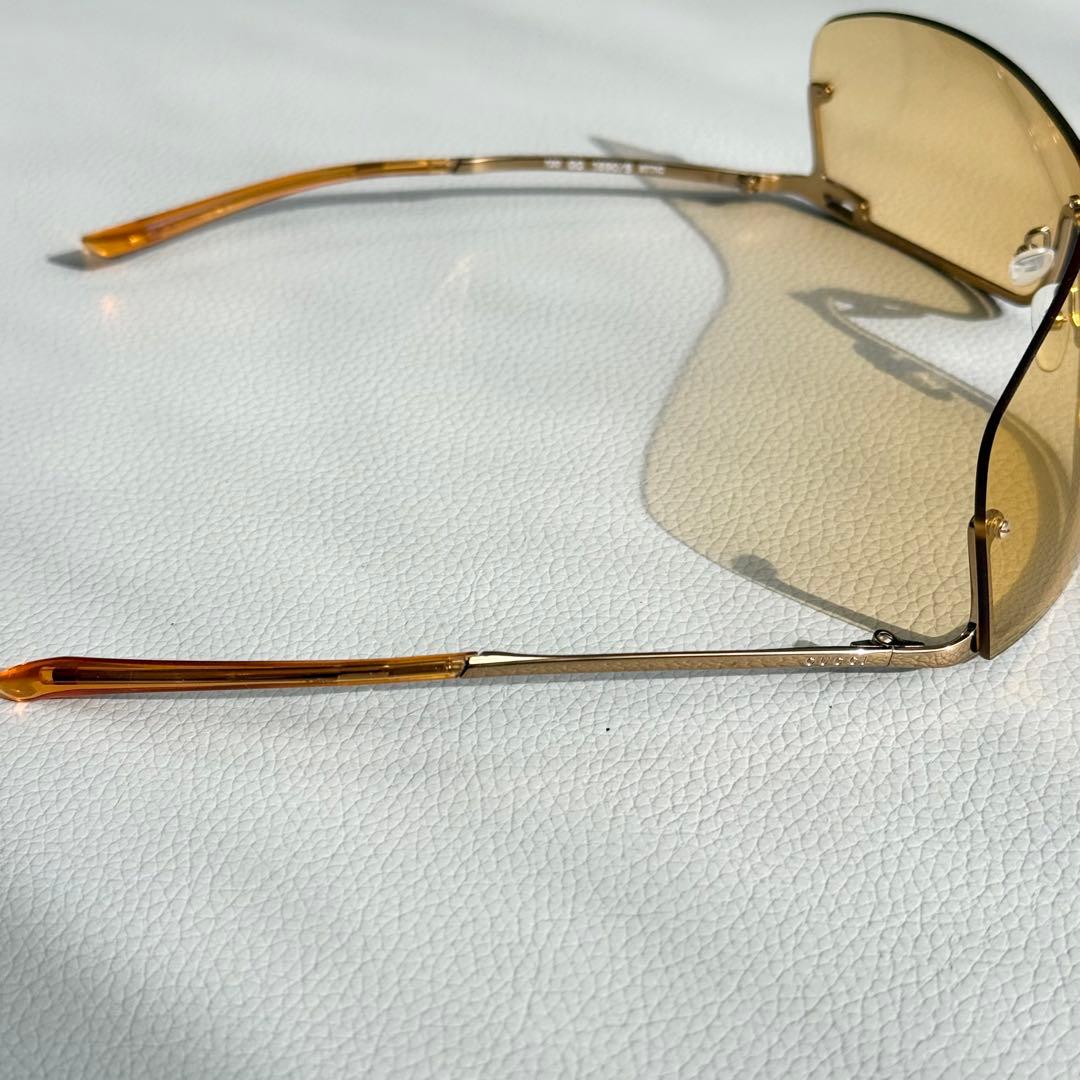 GUCCI シールド サングラス 一眼レンズ Y2K 廃盤 高見沢俊彦 着用