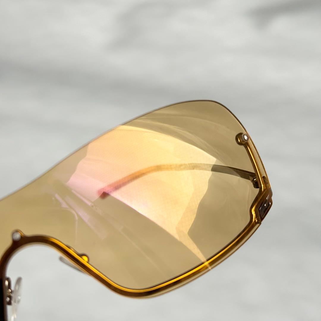 GUCCI シールド サングラス 一眼レンズ Y2K 廃盤 高見沢俊彦 着用