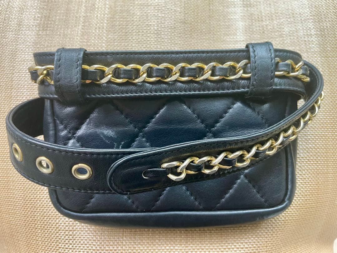 ひ*ん様 ビンテージ⭐︎ベルトポーチ⭐︎ブラック黒・小物携帯等カードケース