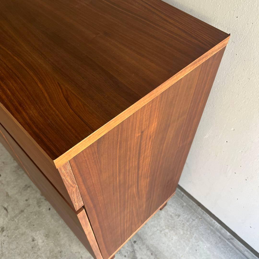 美品・廃盤希少★無印 ウォールナット材キャビネット・木製扉