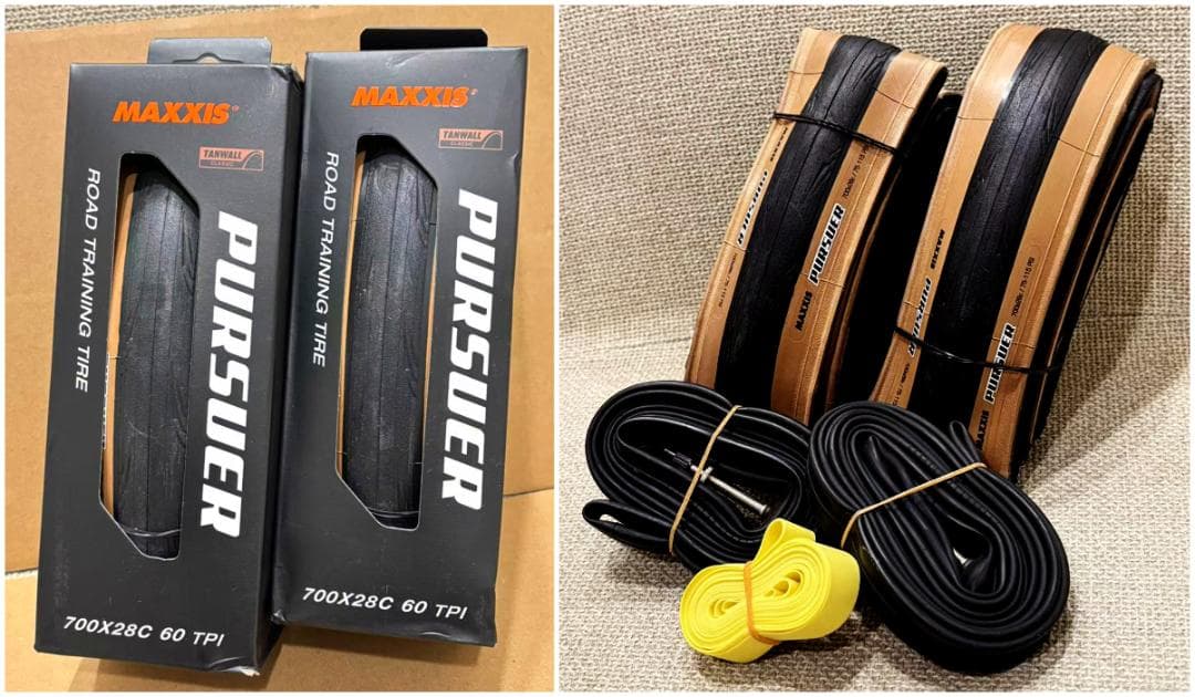 マキシス パーサー MAXXIS PURSUER 700x28c　タイヤセット