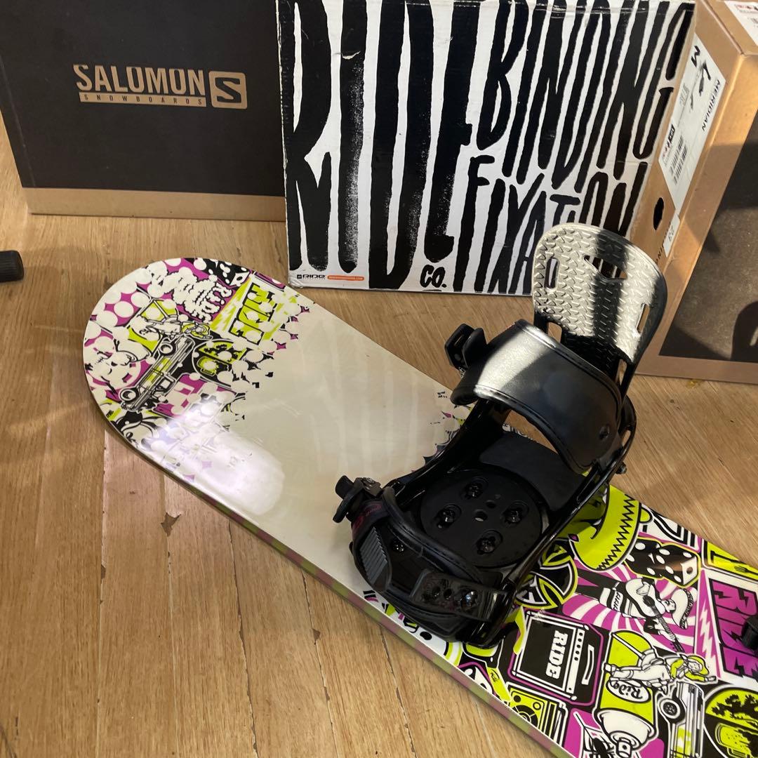 RIDE×CSB　希少130代　バイン付　ライド　スノーボードセット