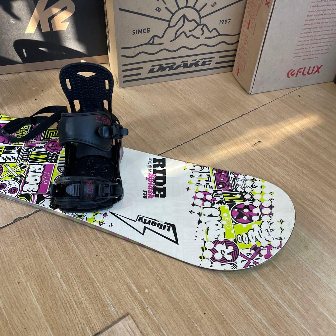 RIDE×CSB　希少130代　バイン付　ライド　スノーボードセット