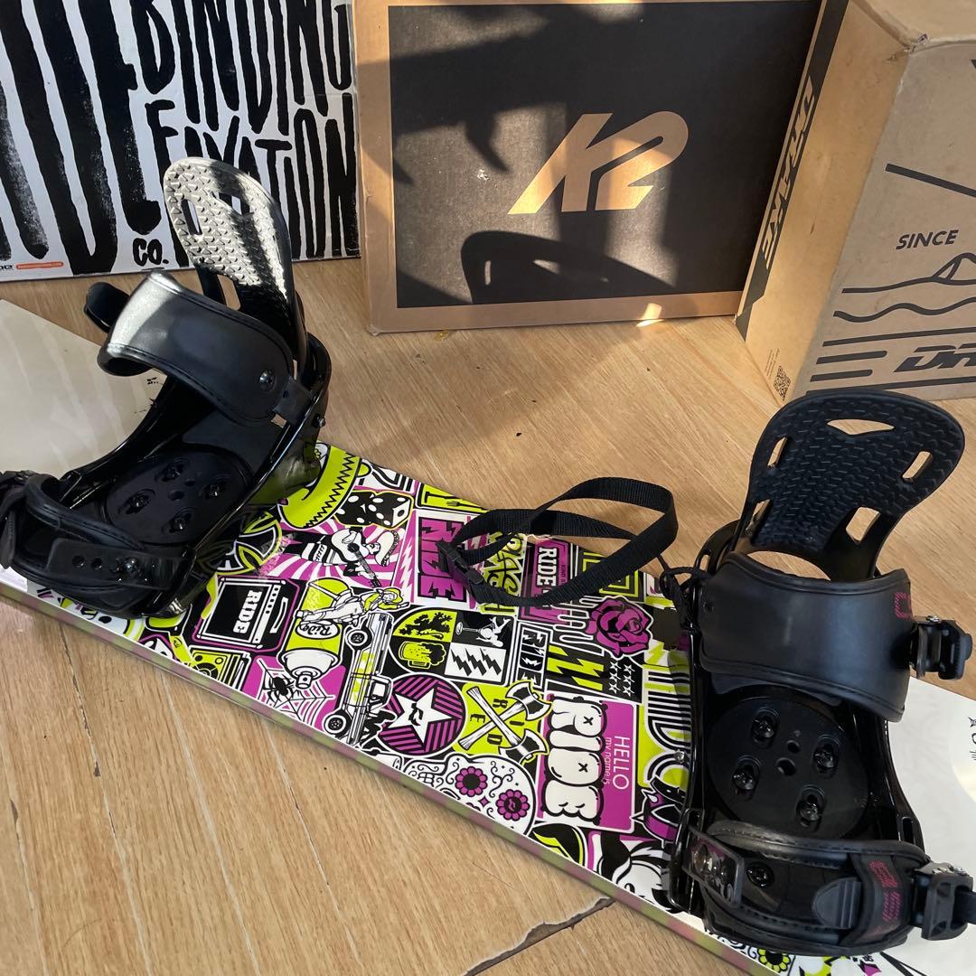 RIDE×CSB　希少130代　バイン付　ライド　スノーボードセット