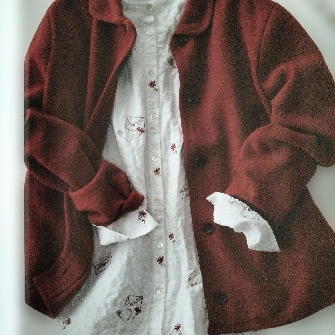 マドモアゼルノンノン　刺繍入り長袖チュニック　アニバーサリーコレクション