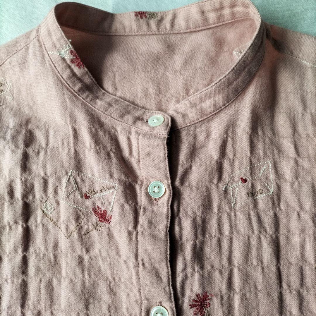 マドモアゼルノンノン　刺繍入り長袖チュニック　アニバーサリーコレクション