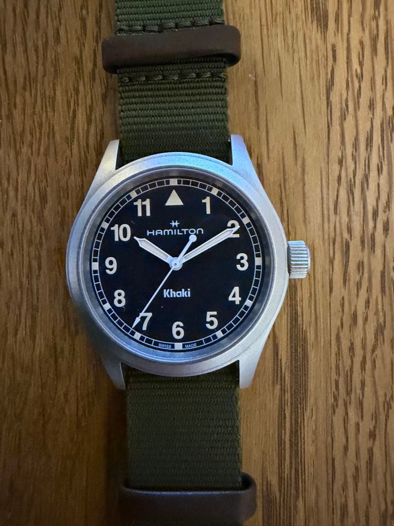 ハミルトン　カーキ　フィールド　クオーツ　38ミリ　hamilton