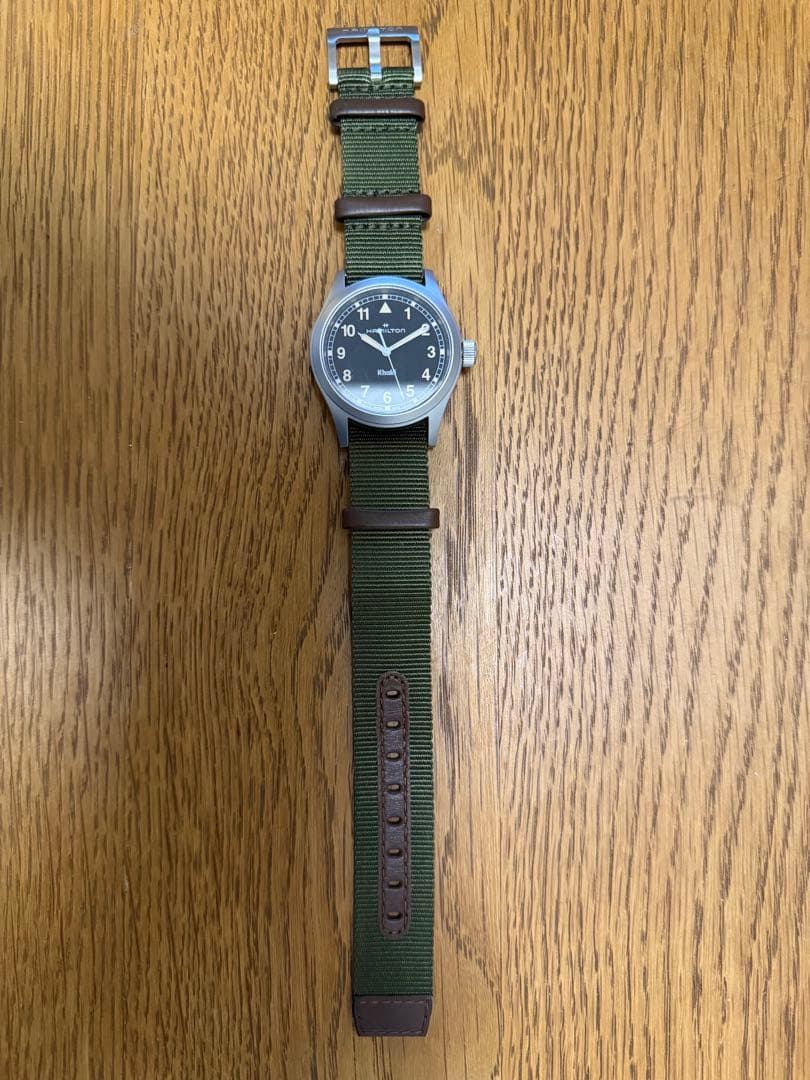 ハミルトン　カーキ　フィールド　クオーツ　38ミリ　hamilton