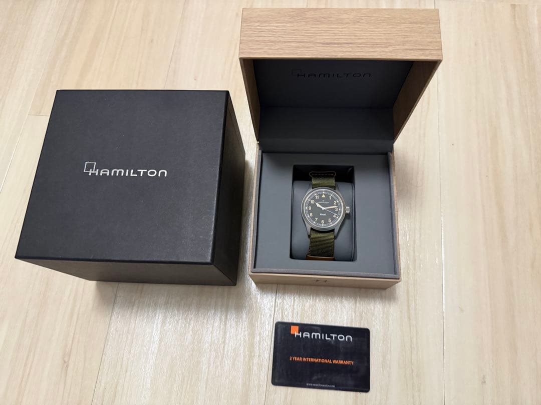 ハミルトン　カーキ　フィールド　クオーツ　38ミリ　hamilton