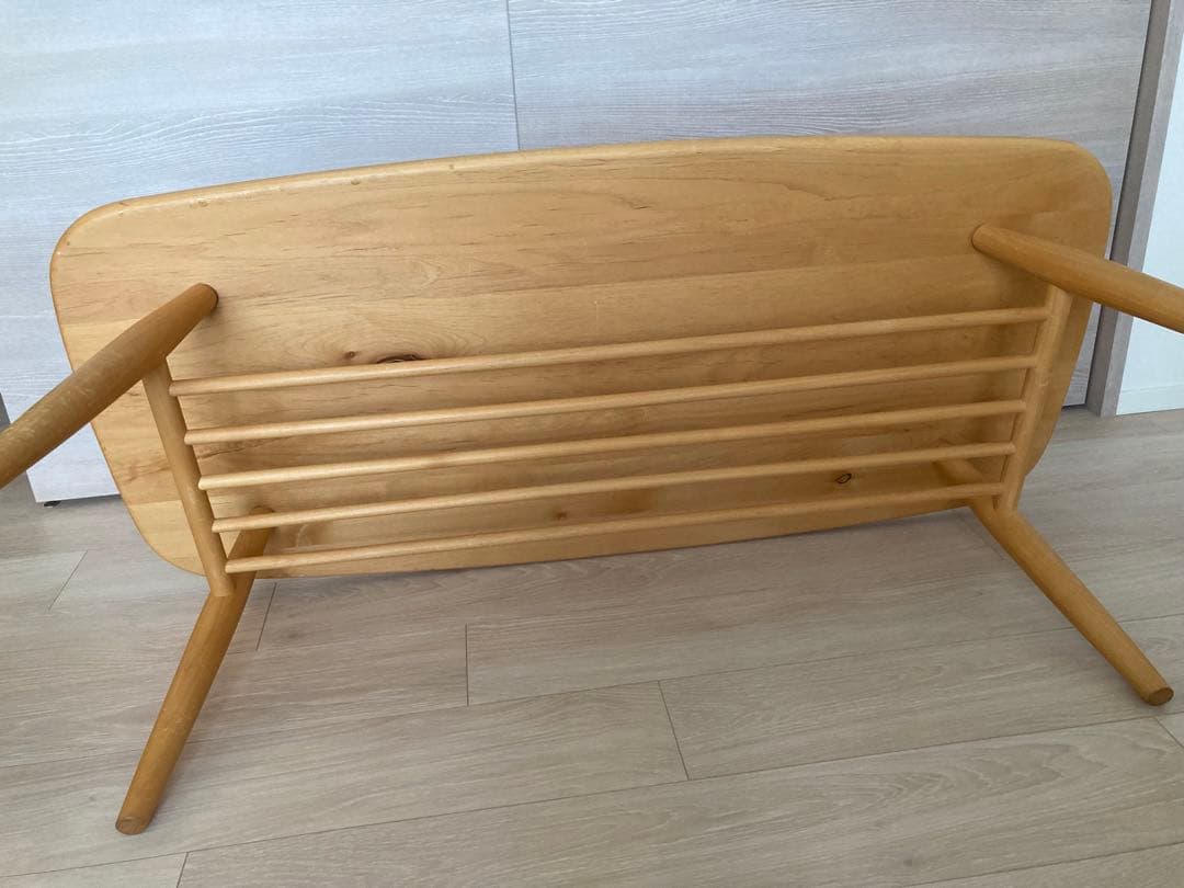 モモナチュラル ウッド センターローテーブル