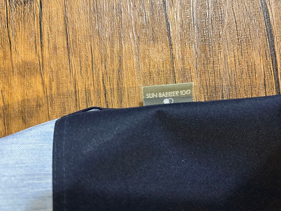 【サンバリア100】 2段折日傘 ネイビー